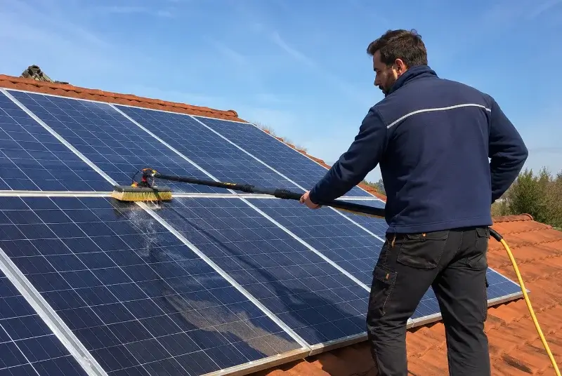 Nettoyage et entretien de panneaux solaires à Bangor